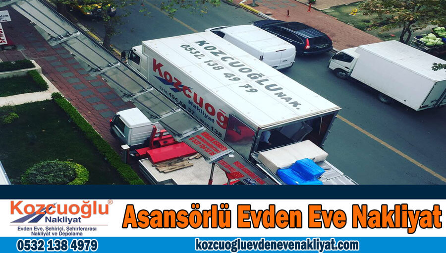 Bakırköy Asansörlü evden eve nakliyat İstanbul Asansörlü Nakliyat taşıma