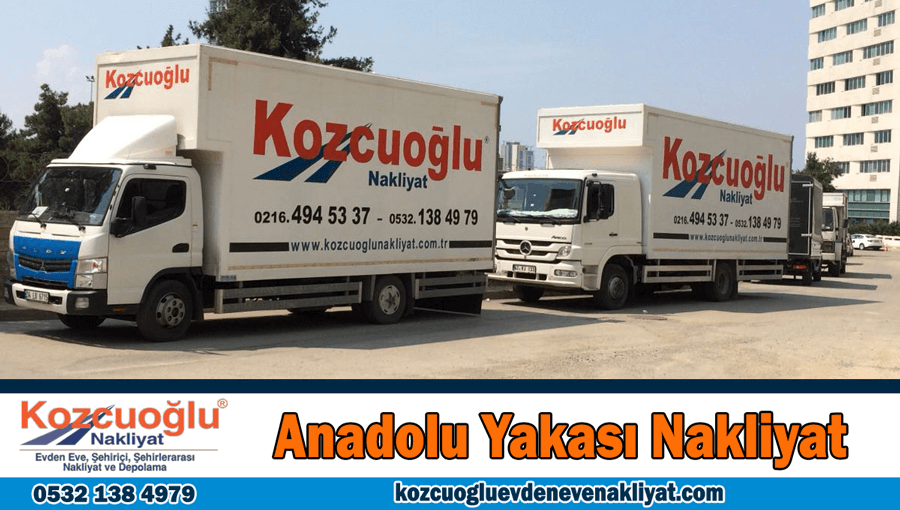 Anadolu yakası evden eve nakliyat İstanbul Anadolu yakası nakliyat firması