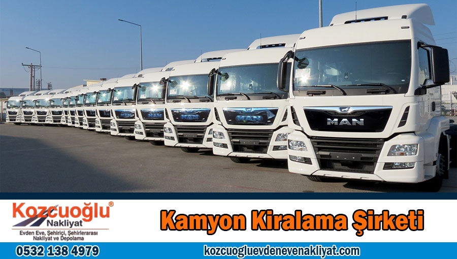 Kamyon kiralama şirketi İstanbul kamyon kiralama firması